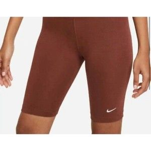 Nike Mocha Biker Shorts Small